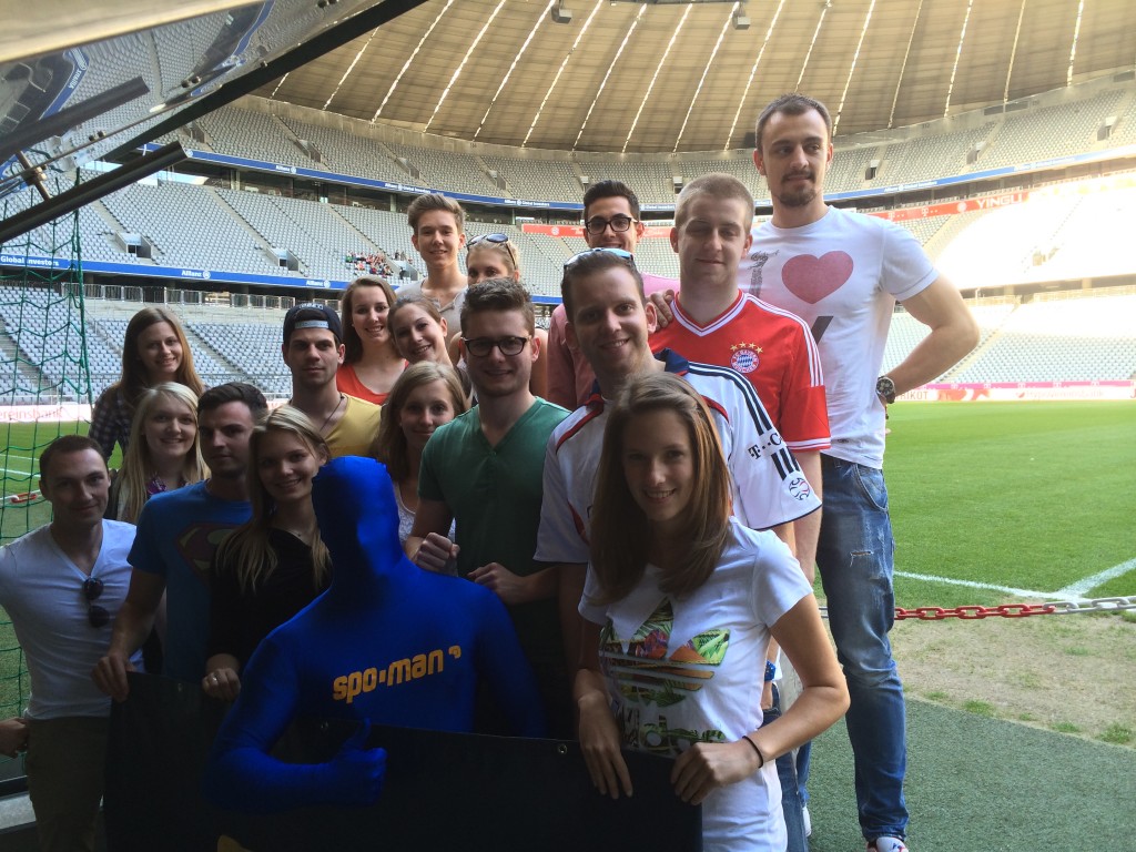 Gruppenfoto Allianz Arena